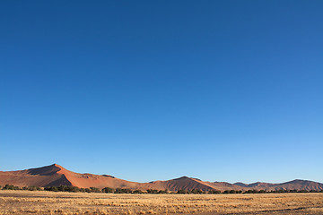 Image showing red dunes of sossusvlei