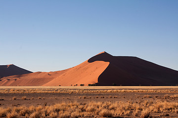 Image showing red dunes of sossusvlei