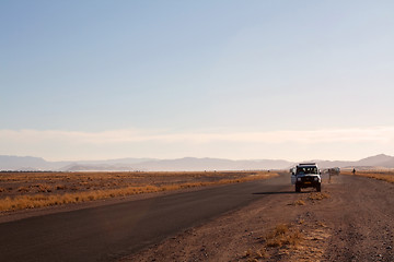 Image showing red dunes of sossusvlei