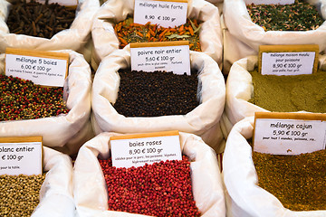 Image showing Different spices