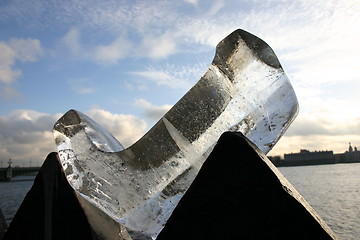 Image showing ice block melt