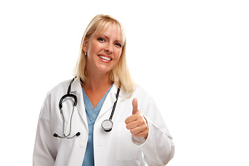 Image showing Friendly Female Blonde Doctor