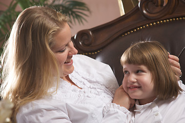 Image showing Young Mother and Daughter