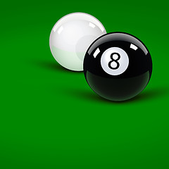 Image showing Pool balls