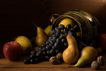 Image showing assortment of several autumn fruits