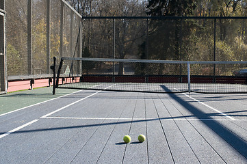 Image showing platform tennis court