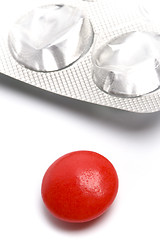 Image showing last pill in packing