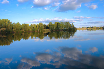 Image showing Heavens in water