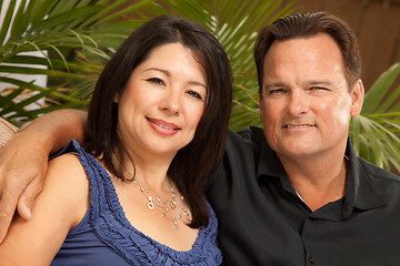 Image showing Attractive Hispanic and Caucasian Couple