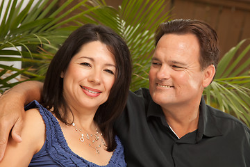 Image showing Attractive Hispanic and Caucasian Couple