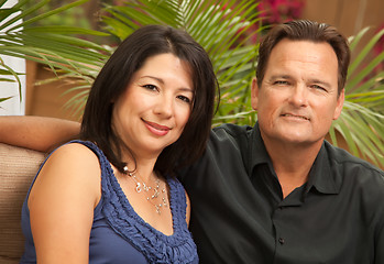 Image showing Attractive Hispanic and Caucasian Couple