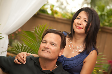 Image showing Attractive Hispanic and Caucasian Couple