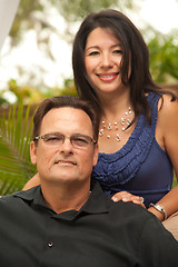 Image showing Attractive Hispanic and Caucasian Couple