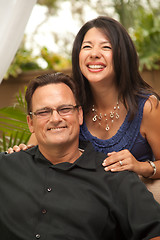 Image showing Attractive Hispanic and Caucasian Couple