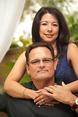 Image showing Attractive Hispanic and Caucasian Couple