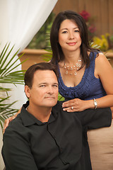 Image showing Attractive Hispanic and Caucasian Couple