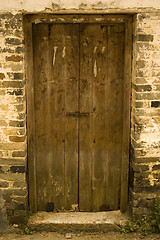 Image showing Old Wooden Door