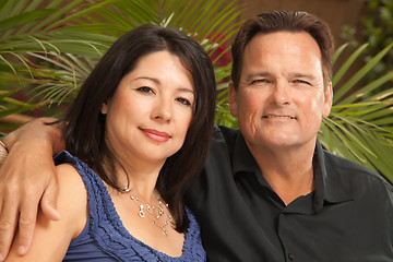 Image showing Attractive Hispanic and Caucasian Couple