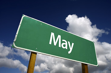 Image showing May Green Road Sign