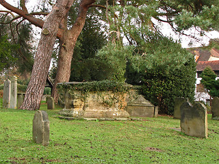 Image showing English Churchyard