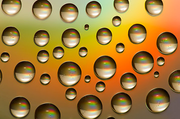 Image showing colored drops background