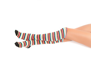 Image showing Multicolored stockings 