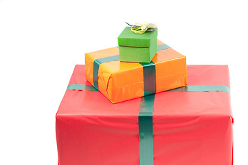 Image showing Present boxes