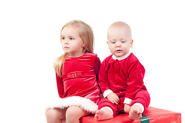 Image showing Christmas babies