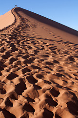 Image showing red dunes of sossusvlei