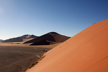 Image showing red dunes of sossusvlei