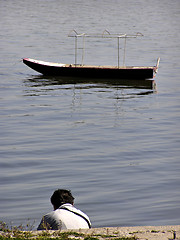 Image showing Man At River