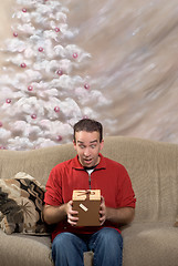 Image showing Man With Present