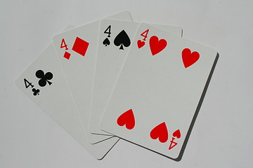 Image showing Group of Playing Cards