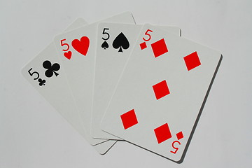 Image showing Group of Playing Cards