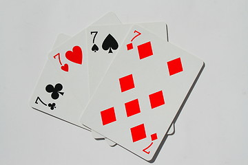 Image showing Group of Playing Cards