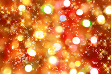 Image showing Christmas lights background