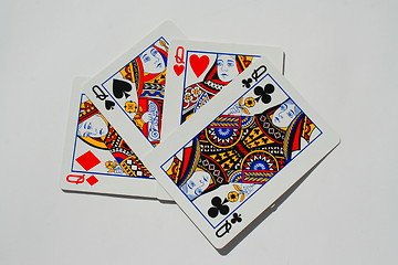 Image showing Group of Playing Cards