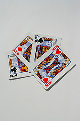 Image showing Group of Playing Cards