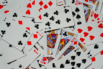 Image showing Group of Playing Cards