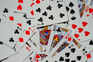 Image showing Group of Playing Cards