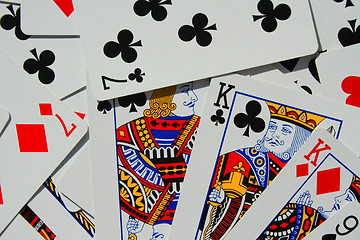 Image showing Group of Playing Cards