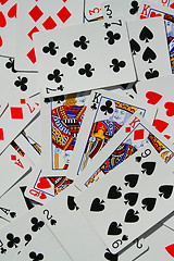 Image showing Group of Playing Cards