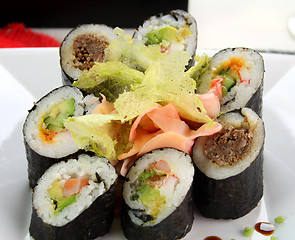 Image showing Mixed Sushi