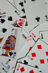 Image showing Group of Playing Cards