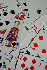 Image showing Group of Playing Cards