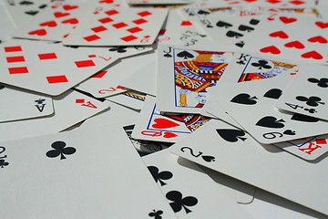 Image showing Group of Playing Cards