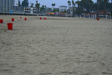 Image showing Polluted Beach