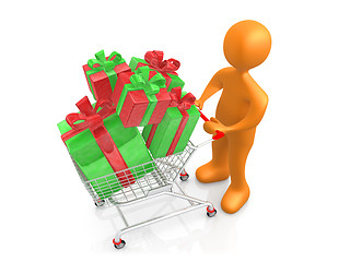 Image showing Buying Presents