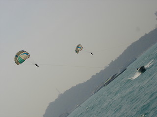 Image showing Para-gliding in Thailand