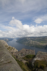 Image showing Prekestolen rock